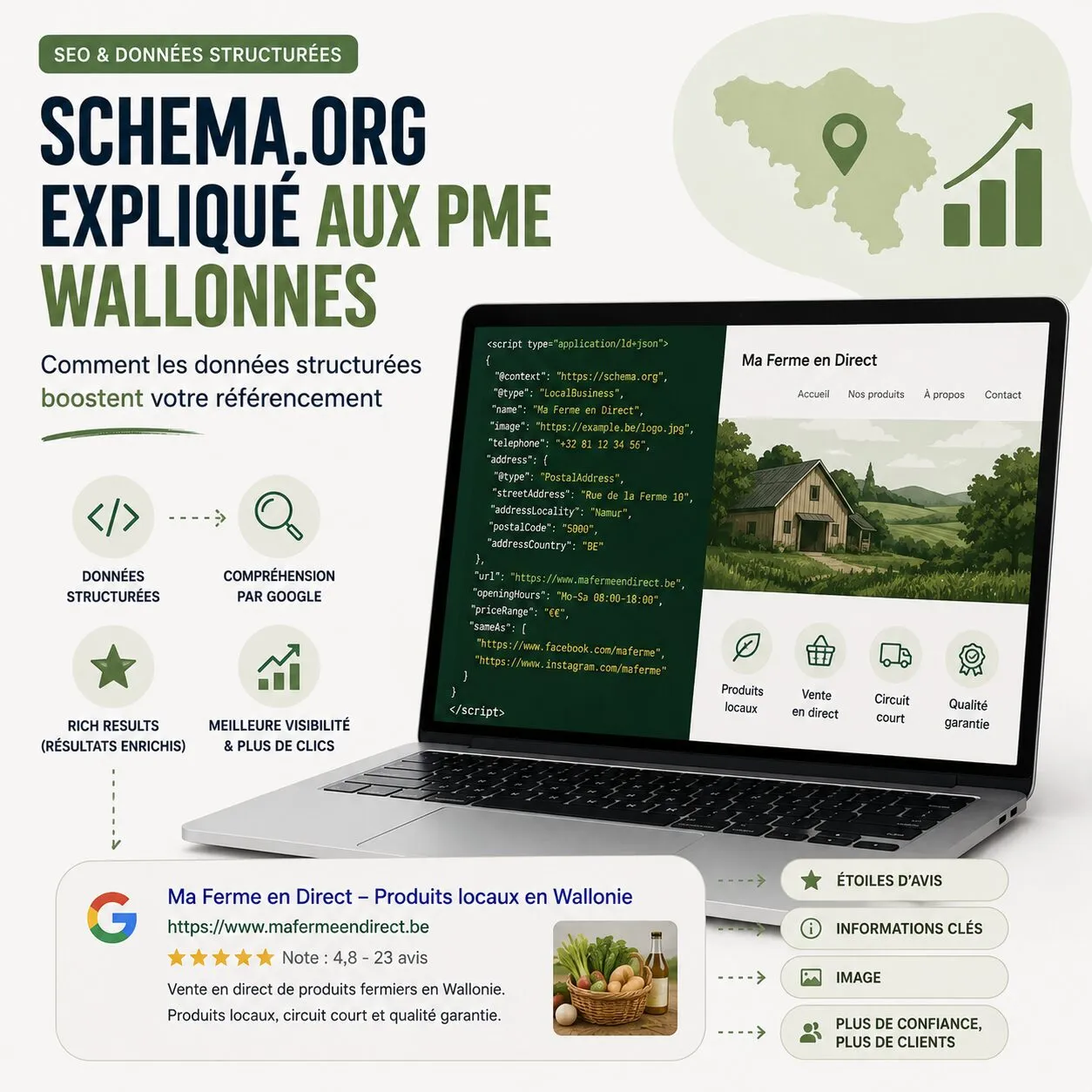 Schema.org pour PME wallonne