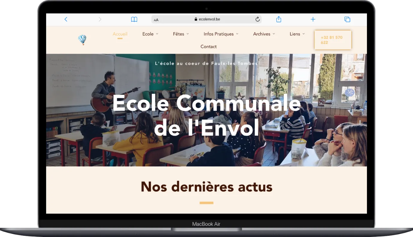 L’ancien site de l’École de l’Envol, avant la refonte