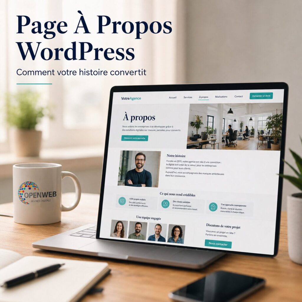 Page À Propos WordPress
